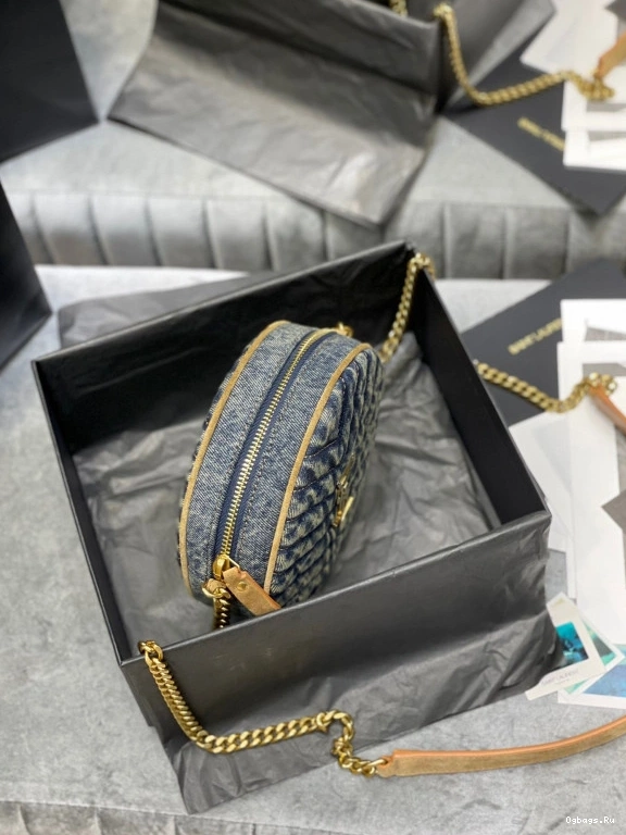 BAG VINYLE ROUND YSL CAMERA 0817